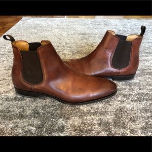 Barney's leather Chelsea boots